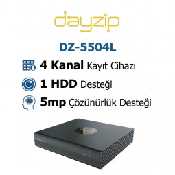 Dayzip DZ-5504L 4 Kanal 5mp Xvr Kayıt Cihazı